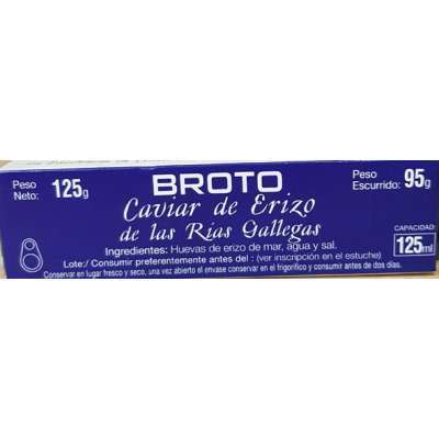 Caviar de Erizo de las Rias Gallegas - Broto -